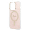 Guess Set GUBPP14LH4EACSP Case+ Charger for iPhone 14 Pro 6,1" / pink