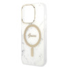 Guess Set GUBPP14LHMEACSH Case+Charger for iPhone 14 Pro 6,1" / white