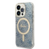 Guess Set GUBPP14XH4EACSB Case+ Charger for iPhone 14 Pro Max 6,7" / blue