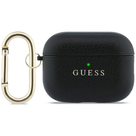 Case Guess Grained Classic Logo Hook for AirPods Pro 3 / black