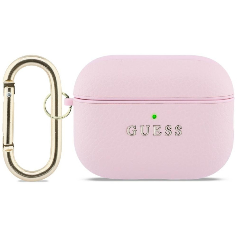 Case Guess Grained Classic Logo Hook for AirPods Pro 3 / pink