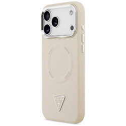 Guess Triangle Logo MagSafe Case for iPhone 17 Pro / beige