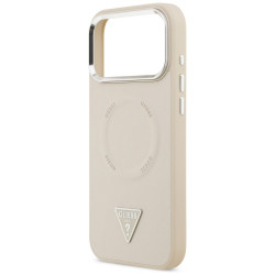 Guess Triangle Logo MagSafe Case for iPhone 17 Pro / beige