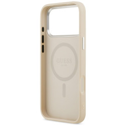 Guess Triangle Logo MagSafe Case for iPhone 17 Pro / beige