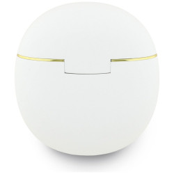 TWS Earphones Guess Gold Line Triangle / white