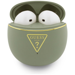 Guess Gold Line Triangle TWS Earphones khaki