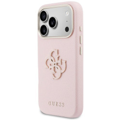 Case Guess FW Resin Logo for iPhone 17 Pro / pink