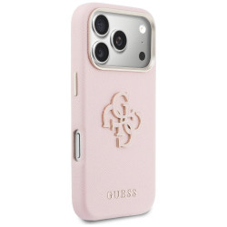 Case Guess FW Resin Logo for iPhone 17 Pro / pink