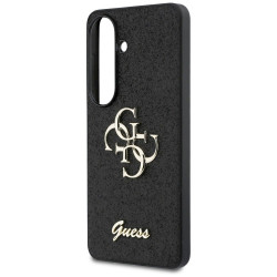 Guess Fixed Glitter Big 4G Metal Logo for Samsung Galaxy S26 / black