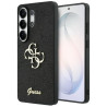Case Guess Fixed Glitter Big 4G Metal Logo for Samsung Galaxy S26 Ultra / black