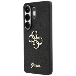 Case Guess Fixed Glitter Big 4G Metal Logo for Samsung Galaxy S26 Ultra / black