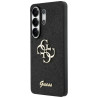 Case Guess Fixed Glitter Big 4G Metal Logo for Samsung Galaxy S26 Ultra / black