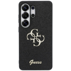 Case Guess Fixed Glitter Big 4G Metal Logo for Samsung Galaxy S26 Ultra / black