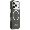 Case Guess IML Script Metal MagSafe for iPhone 17 Pro / black