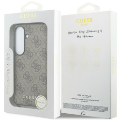 Guess 4G Classic Logo Charm MagSafe Case for Samsung Galaxy S26 / brown