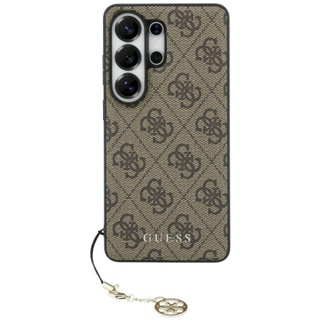 Guess 4G Classic Logo Charm MagSafe Case for Samsung Galaxy S26 Ultra / brown