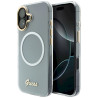 Case Guess IML Gradient Script Metal MagSafe for iPhone 17 / white