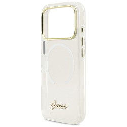 Guess IML Gradient Script Metal MagSafe Case for iPhone 17 Pro Max / black