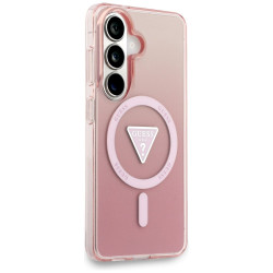 Case Guess IML Gradient Triangle MagSafe for Samsung Galaxy S26 / pink