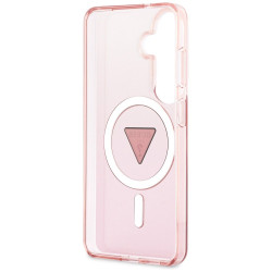Case Guess IML Gradient Triangle MagSafe for Samsung Galaxy S26 / pink
