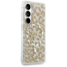 Case Guess IML Leopard Print Triangle MagSafe for Samsung Galaxy S26 / brown