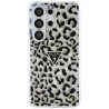 Guess IML Leopard Print Triangle MagSafe Case for Samsung Galaxy S26 Ultra / black
