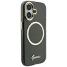 Case Guess IML Script Metal MagSafe for iPhone 17 / black