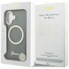 Case Guess IML Script Metal MagSafe for iPhone 17 / black