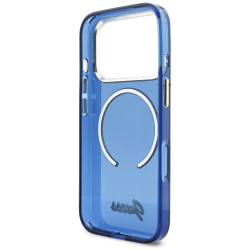 Case Guess IML Script Metal MagSafe for iPhone 17 Pro Max / blue