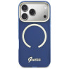 Case Guess IML Script Metal MagSafe for iPhone 17 Pro / blue