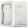 Case Guess IML Script Metal MagSafe for iPhone 17 Air / transparent