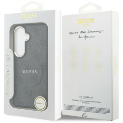 Guess 4G Embossed Ring MagSafe Case for Samsung Galaxy S26 Plus / black