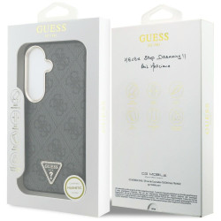 Case Guess 4G Triangle Logo MagSafe for Samsung Galaxy S26 / black