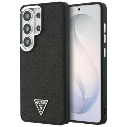 Guess Fixed Glitter Triangle MagSafe Case for Samsung Galaxy S26 Ultra / black