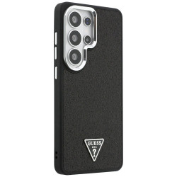 Guess Fixed Glitter Triangle MagSafe Case for Samsung Galaxy S26 Ultra / black