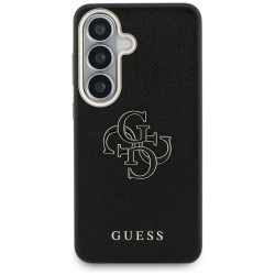 Guess Grained Big 4G Metal Logo Case for Samsung Galaxy S26 / black