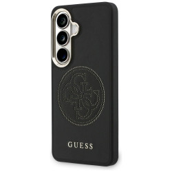 Case Guess Perforated Logo MagSafe for Samsung Galaxy S26 / black