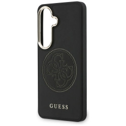 Case Guess Perforated Logo MagSafe for Samsung Galaxy S26 / black