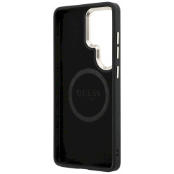 Case Guess Perforated Logo MagSafe for Samsung Galaxy S26 Ultra / black