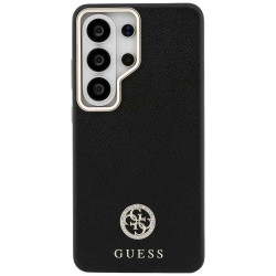 Guess Rhinestone Round Logo MagSafe Case for Samsung Galaxy S26 Ultra / black