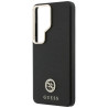 Guess Rhinestone Round Logo MagSafe Case for Samsung Galaxy S26 Ultra / black