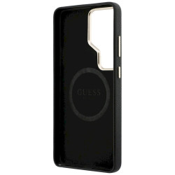 Guess Rhinestone Round Logo MagSafe Case for Samsung Galaxy S26 Ultra / black