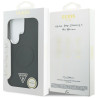 Case Guess Embossed Ring Triangle Logo MagSafe for Samsung Galaxy S26 Ultra / black