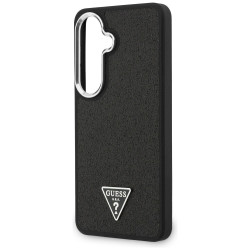 Guess Fixed Glitter Triangle MagSafe Case for Samsung Galaxy S26 Plus / black