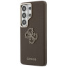 Guess Grained Big 4G Metal Logo Case for Samsung Galaxy S26 Ultra / brown