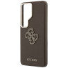 Guess Grained Big 4G Metal Logo Case for Samsung Galaxy S26 Ultra / brown