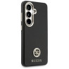 Guess Rhinestone Round Logo MagSafe Case for Samsung Galaxy S26 / black