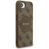Guess 4G Circle Classic Logo MagSafe Case for iPhone 16e / 17e / brown