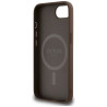 Guess 4G Circle Classic Logo MagSafe Case for iPhone 16e / 17e / brown