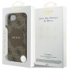 Guess 4G Circle Classic Logo MagSafe Case for iPhone 16e / 17e / brown